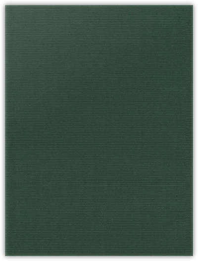 Deep Pine Linen 100lb 9 x 12 Two Pocket Folders with 4 Inch Pockets