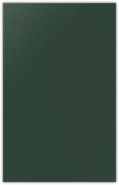 Forest Green Hopsack 90lb 6 x 9 Two Pocket Half Size Folders with 3 Inch Pockets