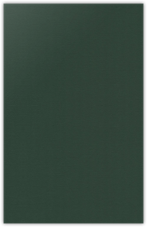 Forest Green Hopsack 90lb 6 x 9 Two Pocket Half Size Folders with 3 Inch Pockets