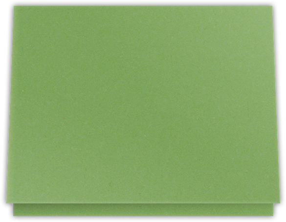 Gumdrop Green Vellum 100lb 9 1/2 x 12 Landscape or Portrait Certificate Holders with Square Corner Slits (Holds 8 1/2 x 11 Certificate)