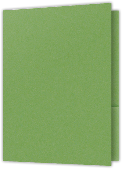 Gumdrop Green Vellum 100lb 9 x 12 Two Pocket Folders with 4 Inch Pockets