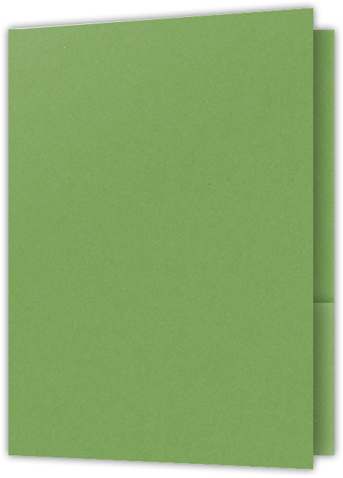 Gumdrop Green Vellum 100lb 9 x 12 Two Pocket Folders with 4 Inch Pockets
