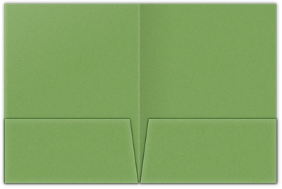 Gumdrop Green Vellum 100lb 9 x 12 Two Pocket Folders with 4 Inch Pockets