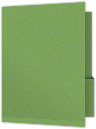 Gumdrop Green Vellum 100lb 9 x 12 Two Pocket Folders with 4 1/4 Inch Deep Box Pockets and 1/4 Inch Expansion with Double Score Spine