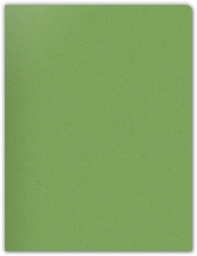 Gumdrop Green Vellum 100lb 9 x 12 Two Pocket Round Corner Folders with 4 1/4 Inch Pocket
