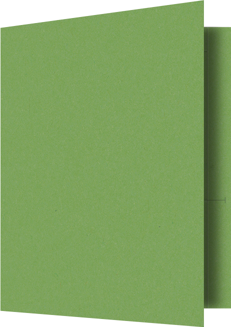 Gumdrop Green Vellum 100lb 9 1/2 x 11 3/4 Two Pocket Folders with 4 1/2 Inch Pockets and 1 Inch Reinforced Top and Edges