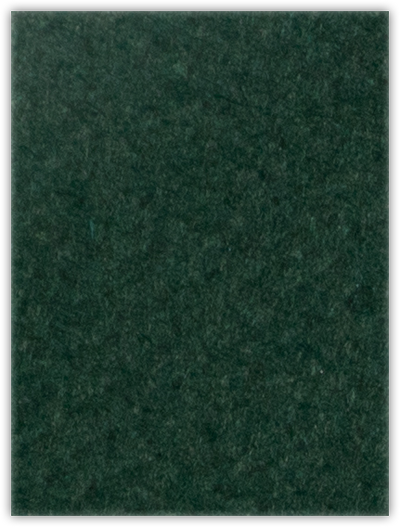 Hunter Green Felt 80lb 9 x 12 Two Pocket Folders with 4 Inch Round Corner Pockets and 1/4 Inch Expansion with Double Score Spine