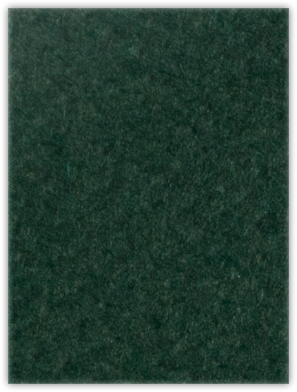 Hunter Green Felt 80lb 9 x 12 Two Pocket Folders with 4 Inch Round Corner Pockets and 1/4 Inch Expansion with Double Score Spine