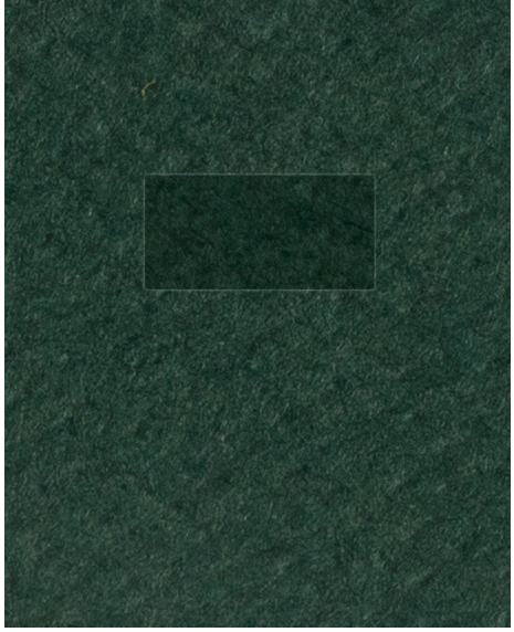 Hunter Green Felt 80lb 9 1/2 x 11 3/4 Two Pocket Folders with 4 1/2 Inch Pockets and 1 Inch Reinforced Top and Edges