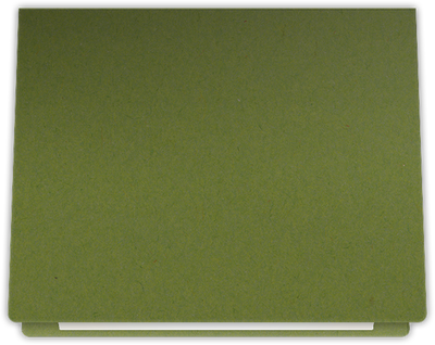Jellybean Green Vellum 100lb 9 1/2 x 12 Landscape or Portrait Certificate Holders with Rounded Corner Slits