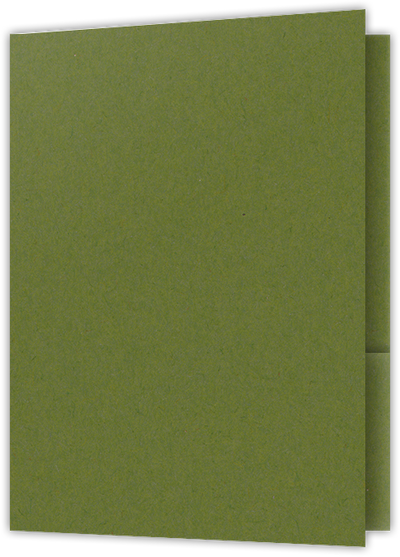 Jellybean Green Vellum 100lb 9 x 12 Two Pocket Folders with 4 Inch Pockets