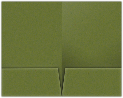 Jellybean Green Vellum 100lb 9 1/2 x 14 1/2 Two Pocket Legal Folders with 4 1/2 Inch Pockets