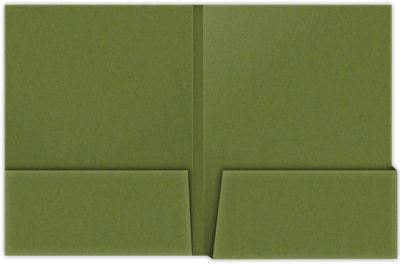 Jellybean Green Vellum 100lb 9 x 12 Two Pocket Folders with 4 1/4 Inch Deep Box Pockets and 1/4 Inch Expansion with Double Score Spine