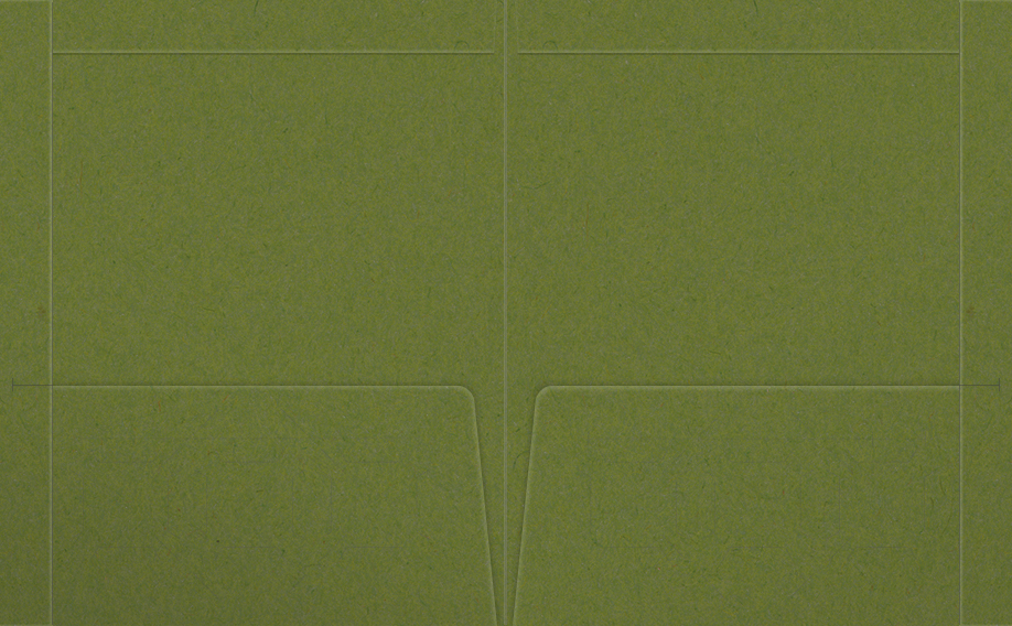 Jellybean Green Vellum 100lb 9 1/2 x 11 3/4 Two Pocket Folders with 4 1/2 Inch Pockets and 1 Inch Reinforced Top and Edges