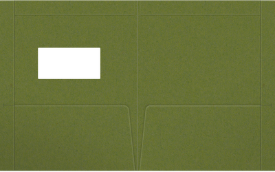 Jellybean Green Vellum 100lb 9 1/2 x 11 3/4 Two Pocket Folders with 4 1/2 Inch Pockets and 1 Inch Reinforced Top and Edges