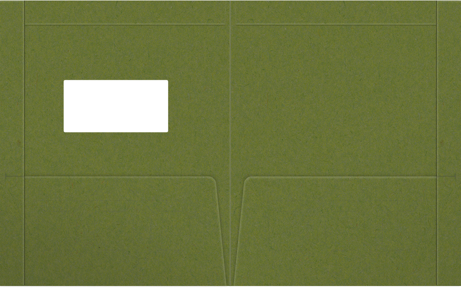 Jellybean Green Vellum 100lb 9 1/2 x 11 3/4 Two Pocket Folders with 4 1/2 Inch Pockets and 1 Inch Reinforced Top and Edges