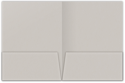 Natural Smooth 80lb 9 x 12 Two Pocket Folders with 4 Inch Pockets