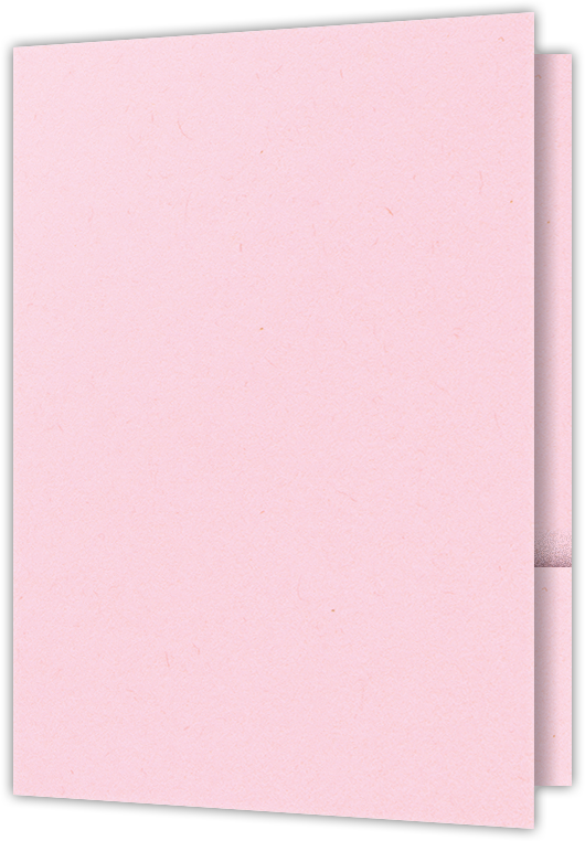 Pink Lemonade Vellum 100lb 9 1/2 x 14 1/2 Two Pocket Legal Folders with 4 1/2 Inch Pockets