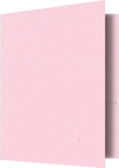 Pink Lemonade Vellum 100lb 9 1/2 x 11 3/4 Two Pocket Folders with 4 1/2 Inch Pockets and 1 Inch Reinforced Top and Edges