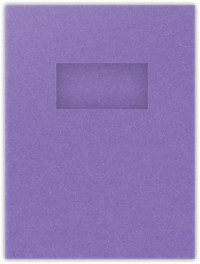 Grape Jelly Vellum 100lb 9 x 12 Two Pocket Folders with 4 Inch Pockets and 2 x 4 Window