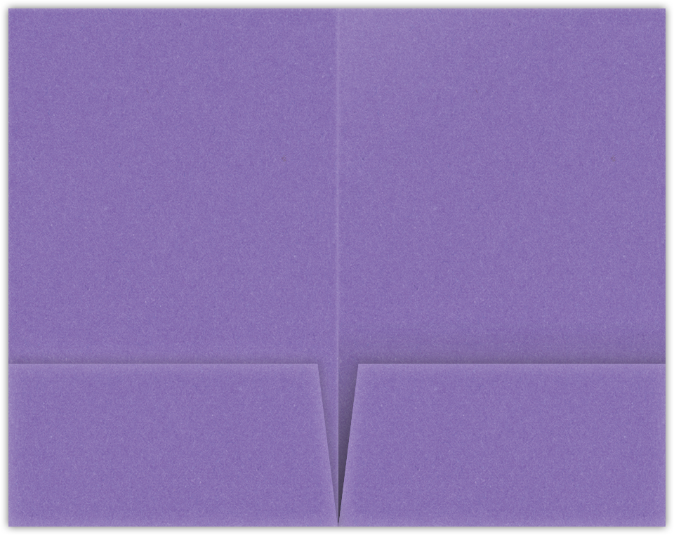 Grape Jelly Vellum 100lb 6 x 9 Two Pocket Half Size Folders with 3 Inch Pockets