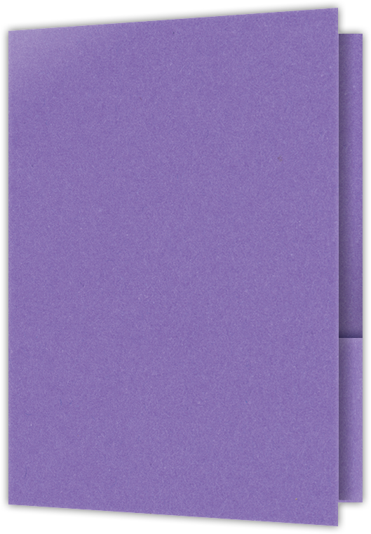 Grape Jelly Vellum 100lb 6 x 9 Two Pocket Half Size Folders with 3 Inch Pockets