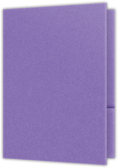 Grape Jelly Vellum 100lb 9 x 12 Two Pocket Folders with 4 Inch Curved Pockets