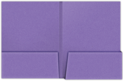 Grape Jelly Vellum 100lb 9 x 12 Two Pocket Folders with 4 1/4 Inch Deep Box Pockets and 1/4 Inch Expansion with Double Score Spine