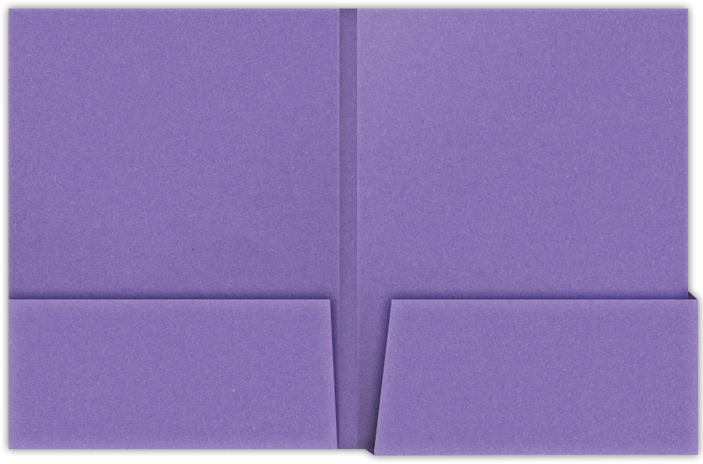 Grape Jelly Vellum 100lb 9 x 12 Two Pocket Folders with 4 1/4 Inch Deep Box Pockets and 1/4 Inch Expansion with Double Score Spine