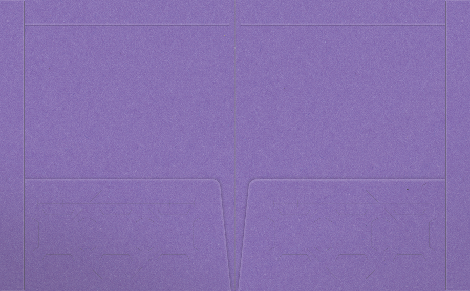 Grape Jelly Vellum 100lb 9 1/2 x 11 3/4 Two Pocket Folders with 4 1/2 Inch Pockets and 1 Inch Reinforced Top and Edges