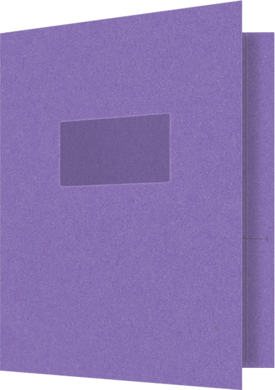 Grape Jelly Vellum 100lb 9 1/2 x 11 3/4 Two Pocket Folders with 4 1/2 Inch Pockets and 1 Inch Reinforced Top and Edges