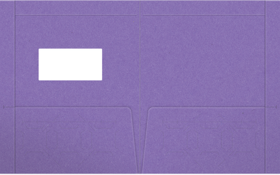 Grape Jelly Vellum 100lb 9 1/2 x 11 3/4 Two Pocket Folders with 4 1/2 Inch Pockets and 1 Inch Reinforced Top and Edges