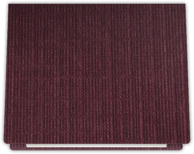 Burgundy Linen 100lb 9 1/2 x 12 Landscape or Portrait Certificate Holders with Rounded Corner Slits