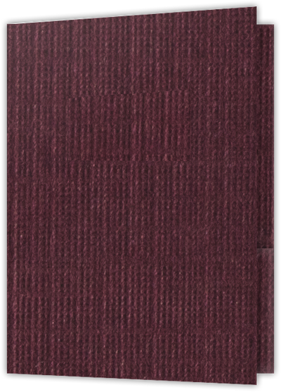 Burgundy Linen 100lb 9 x 12 Two Pocket Folders with 4 Inch Pockets
