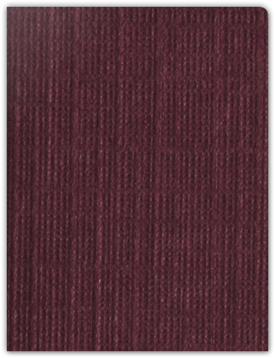 Burgundy Linen 100lb 9 x 12 Two Pocket Round Corner Folders with 4 1/4 Inch Pocket