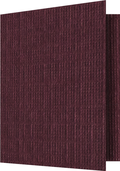 Burgundy Linen 100lb 9 1/2 x 11 3/4 Two Pocket Folders with 4 1/2 Inch Pockets and 1 Inch Reinforced Top and Edges