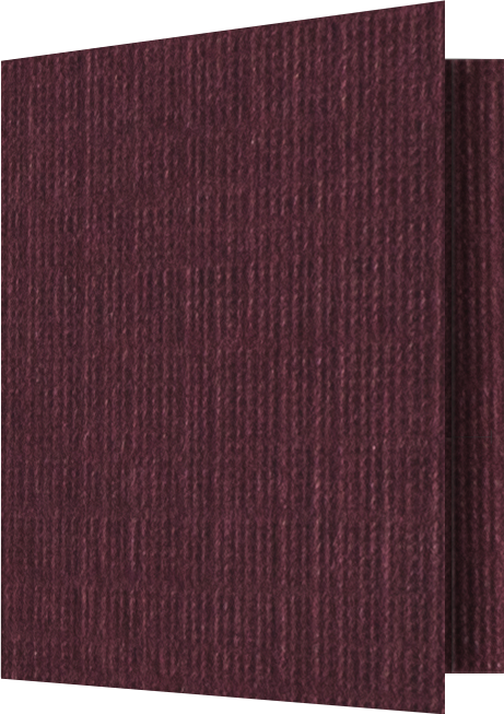 Burgundy Linen 100lb 9 1/2 x 11 3/4 Two Pocket Folders with 4 1/2 Inch Pockets and 1 Inch Reinforced Top and Edges
