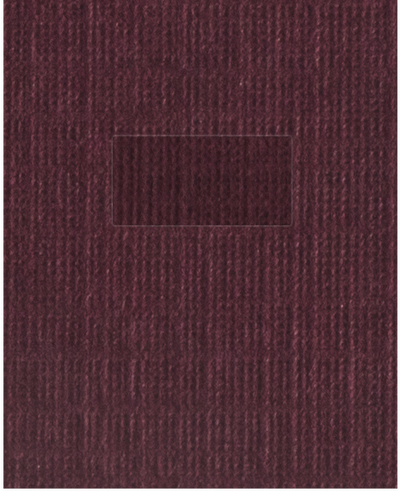 Burgundy Linen 100lb 9 1/2 x 11 3/4 Two Pocket Folders with 4 1/2 Inch Pockets and 1 Inch Reinforced Top and Edges