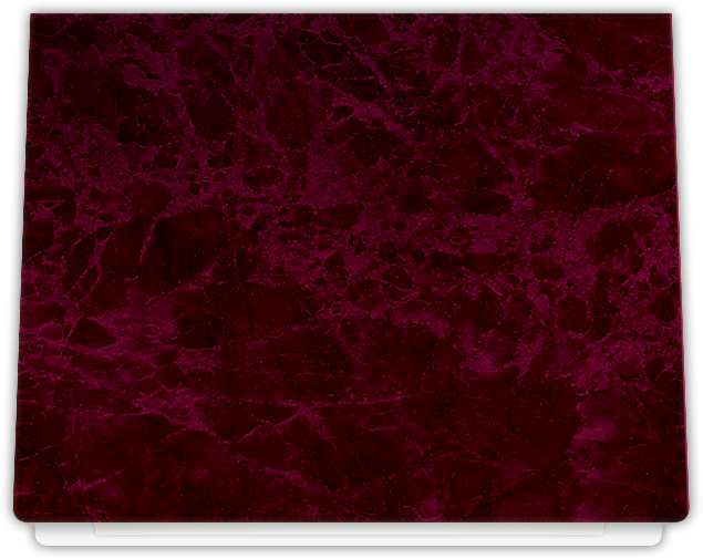 Burgundy Semi-Gloss 14pt C1S 9 1/2 x 12 Landscape or Portrait Certificate Holders with Rounded Corner Slits