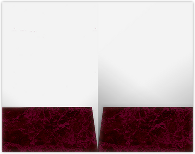 Burgundy Semi-Gloss 14pt C1S 9 1/2 x 14 1/2 Two Pocket Legal Folders with 4 1/2 Inch Pockets