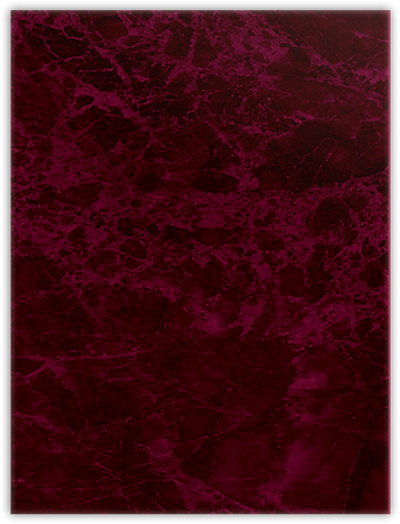 Burgundy Semi-Gloss 14pt C1S 9 x 12 Two Pocket Folders with 4 Inch Curved Pockets