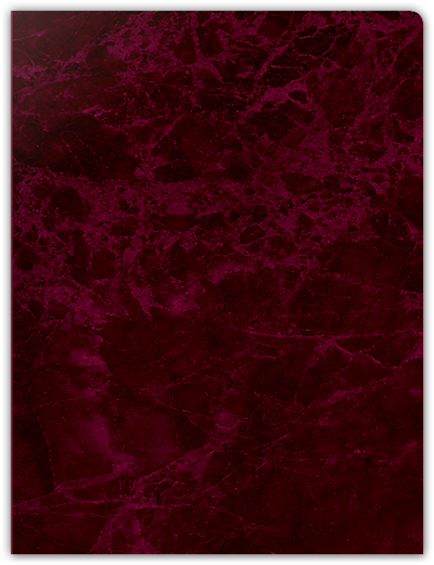 Burgundy Semi-Gloss 14pt C1S 9 x 12 Two Pocket Round Corner Folders with 4 1/4 Inch Pocket