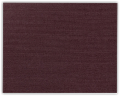 Merlot Linen 100lb 9 1/2 x 12 Landscape or Portrait Certificate Holders with Square Corner Slits (Holds 8 1/2 x 11 Certificate)