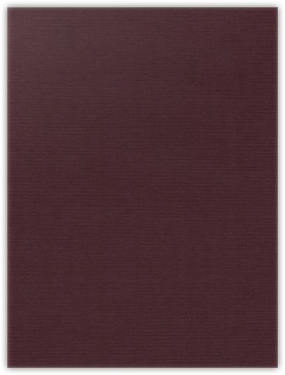 Merlot Linen 100lb 9 x 12 Two Pocket Folders with 4 Inch Pockets