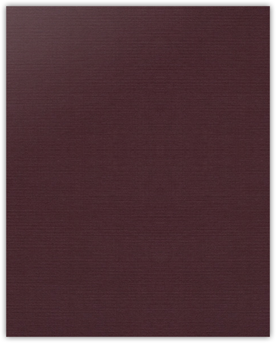 Merlot Linen 100lb 9 x 12 Two Pocket Folders with 4 1/4 Inch Deep Box Pockets and 1/4 Inch Expansion with Double Score Spine