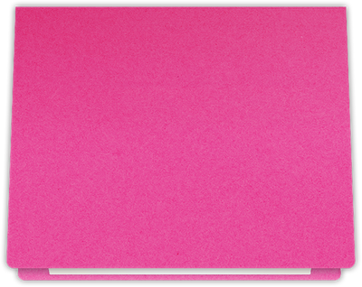 Razzle Berry Vellum 100lb 9 1/2 x 12 Landscape or Portrait Certificate Holders with Rounded Corner Slits
