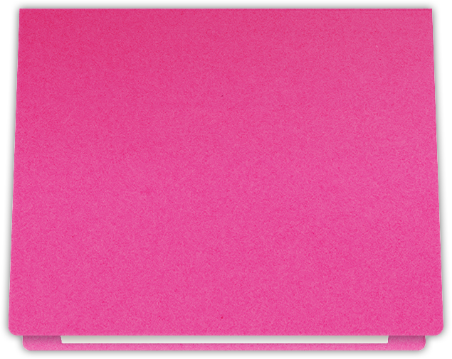 Razzle Berry Vellum 100lb 9 1/2 x 12 Landscape or Portrait Certificate Holders with Rounded Corner Slits