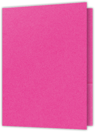 Razzle Berry Vellum 100lb 9 x 12 Two Pocket Folders with 4 Inch Pockets