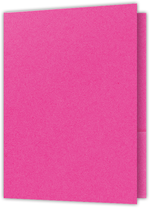 Razzle Berry Vellum 100lb 9 x 12 Two Pocket Folders with 4 Inch Pockets