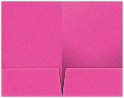 Razzle Berry Vellum 100lb 9 1/2 x 14 1/2 Two Pocket Legal Folders with 4 1/2 Inch Pockets